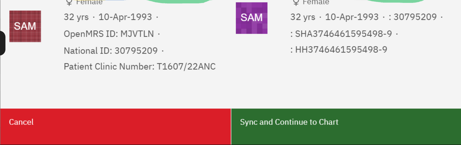Not able to check in client